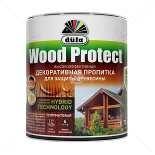 Пропитка декоративная для защиты древесины Dufa Wood Protect бесцветная 0,75 л