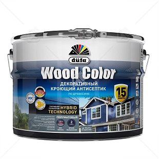 Кроющий антисептик Dufa Wood Color база 1 9 л