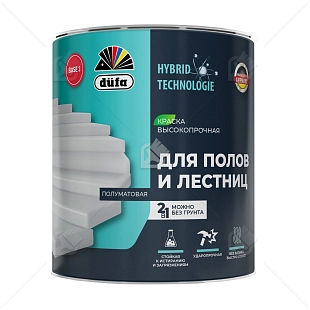 Эмаль для полов и лестниц Dufa акриловая полуматовая база 3 1,75 л