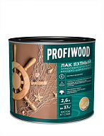 Лак яхтный Profiwood атмосферостойкий алкидно-уретановый глянцевый 2,6 л