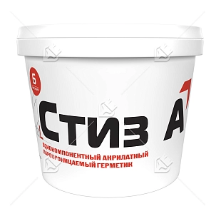 Герметик акрилатный паропроницаемый Сази Стиз А белый 3 кг