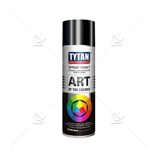Краска универсальная аэрозольная акриловая Tytan Professional Art of the colour глянцевая RAL 9005 черная 400 мл