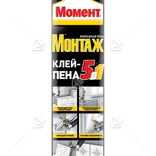Момент Монтаж 5в1 клей-пена проф., 750мл
